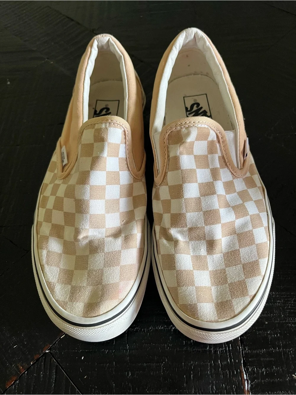 Van’s Classic Slip On Checkerboard Shoes in Frappe Mens Size 8.5 Womens Size 10